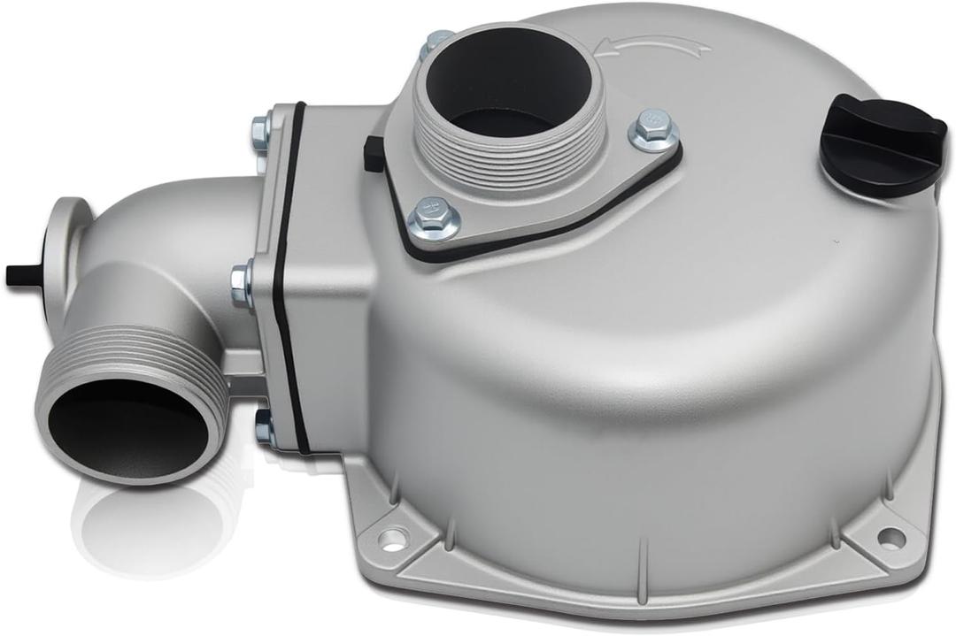 2 Inch Water Pump Body Housing Fit for Champion 212cc 196cc for Red Lion Generac Powermate Semi-Trash Water Pump 158 GPM (3 Bolts Type)