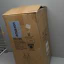 Diwhy Industrial Farmhouse Counter Stool Wooden Seat Height Adjustable with Handle Kitchen Bar Stool Black Set of 2