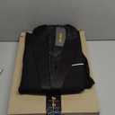 WULFUL Men's 2 Piece Slim Fit Suit Set One Button Blazer Jacket Pants Tuxedo Set for Prom, Wedding and Business (Large, Black)