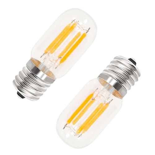 Jensense E17 LED Appliance Bulb for Under Microwave Over Stove Range Hood Bright Cool-Touch Replacement for Halogen/Tungsten Light Bulbs 120V 4W 450LM 3000K CRI90