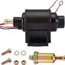 CarBole 4-7 PSI Electric Fuel Pump, Low Pressure 12V Inline Universal Diesel Gasoline Pump Compatible for Carburetors Trucks Boats Generator Engine Cars