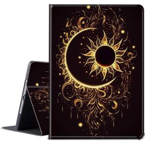 for Samsung Galaxy Tab A9 Plus Case with Adjustable Stand & Auto Wake/Sleep Feature Smart Protect Cover Case for Samsung Galaxy Tab A9 Plus 11 inch 2023 - Sun and Moon