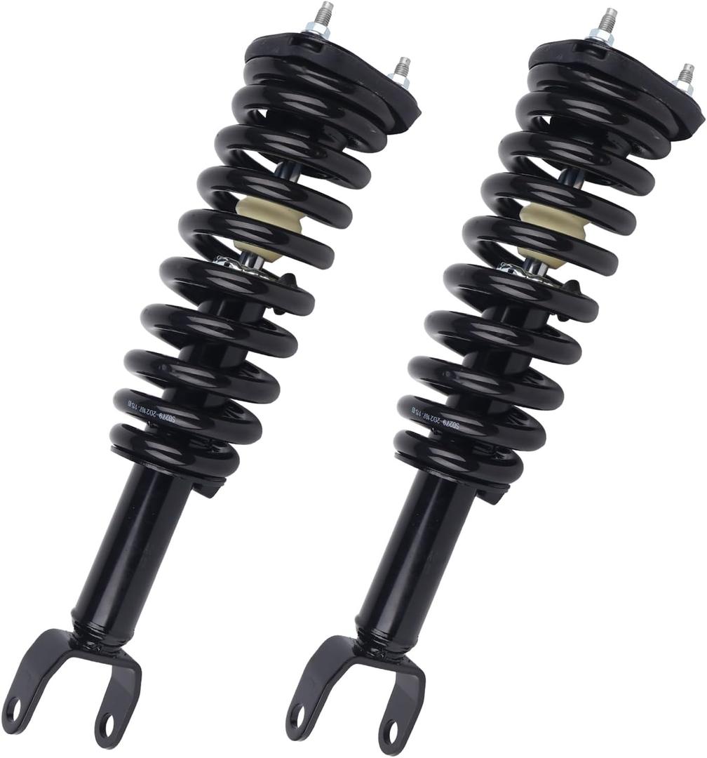 KUSATEC 171100 2pcs Front Pair Struts Shock Absorber fit for Dodge Dakota 2005-2009; for Mitsubishi Raider 2006-2009, Left/Right Struts with Coil Spring Assemblies
