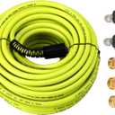 M MINGLE Pressure Washer Hose 100 FT x 1/4" - Replacement Power Wash Hose with Quick Connect Kits - High Pressure Hose with M22 14mm Fittings - 3600PSI