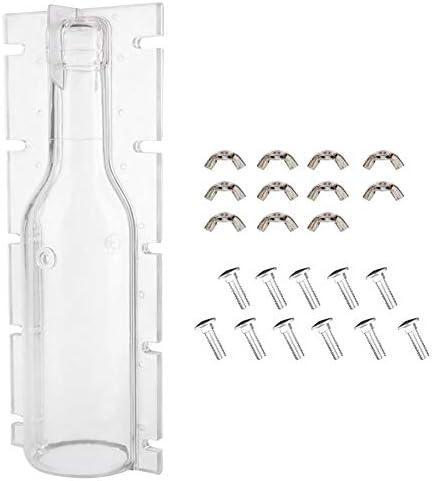 Candy Chocolate Candle Mold Bottle-Shaped Mold DIY Decorative Clear Plastic Mold Tool for Candle Making Wedding Candle Mold