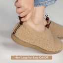 RockDove Womens Sherpa Fleece Camp Slippers Memory Foam Indoor Outdoor Machine Washable