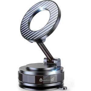 Vacuum Magnetic Car Phone Holder for MagSafe [89+LBS Suction & 3200gf Magnetic] 360° Adjustable Ultra Suction Cup Phone Holders for Your Car, Car Mount for iPhone 17 Pro Max 16 15 14 13 12 Air Plus