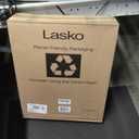 Lasko Pedestal Fan, Oscillating Fan for Bedroom with Adjustable Height and 3 Cooling Speeds, Portable, 18", Black, 1827