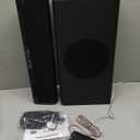 Saiyin Sound Bars for TV with Subwoofer, 2.1 Deep Bass Small Soundbar Monitor Speaker Home Theater Surround System PC Gaming Bluetooth/AUX/Optical Connection, Wall Mountable 17-inch (17-inch)