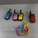 Wishouse Walkie Talkies for Kids Adults Long Range, Xmas Birthday Gift for 4 5 6 7 8 9 10 Year Old Boys Girls, Hiking Camping Gear Toys with Lamp, Lanyards,VOX, Easy to Use,4 Pack(No Battery No Charger) (Blue Red Yellow Pink)