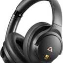 1Mii AI Y8+ Noise Cancelling Headphones Bluetooth 6.0, Over Ear Wireless LDAC Hi-Res Audio, 100H Playtime, Comfort Fit for Airplane Travel Home, AI Translation Voice Chat Custom EQ via App Black