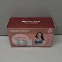 Momcozy M5 Smart APP Controlled Wearable Breast Pump, Hands-Free Wireless Electric Pump, 3 Modes 9 Suction Levels, BPA-Free, Portable Lightweight, 24mm Flange, 2-Pack Quill Gray