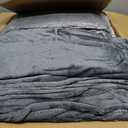 46 Pcs Gray College Dorm Essentials for Guy Complete Dorm Room Set, Twin XL