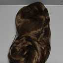 70s Disco Wig Farrah Fawcett Wigs for Women Lady Natural Synthetic Full Wigs Vintage Cosplay Costume Hair Wig (Brown)