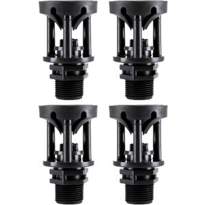 4 Pack Irrigation Sprinkler Heads, 1/2 inch Water Saving 360 Rotating Sprinkler Head, 46 to 79 ft Spray Distance Garden Watering Sprinklers for Irrigation Medium Lawn, Yard and Areas