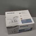 Moen Findlay Spot Resist Brushed Nickel Two Handle 4-Inch Centerset Bathroom Faucet, 84515SRN Black