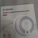 X-Sense 2-in-1 Smoke and Carbon Monoxide Detector Alarm (Not Hardwired), 10-Year Battery-Operated Dual Sensor Fire & CO Alarm, SC06