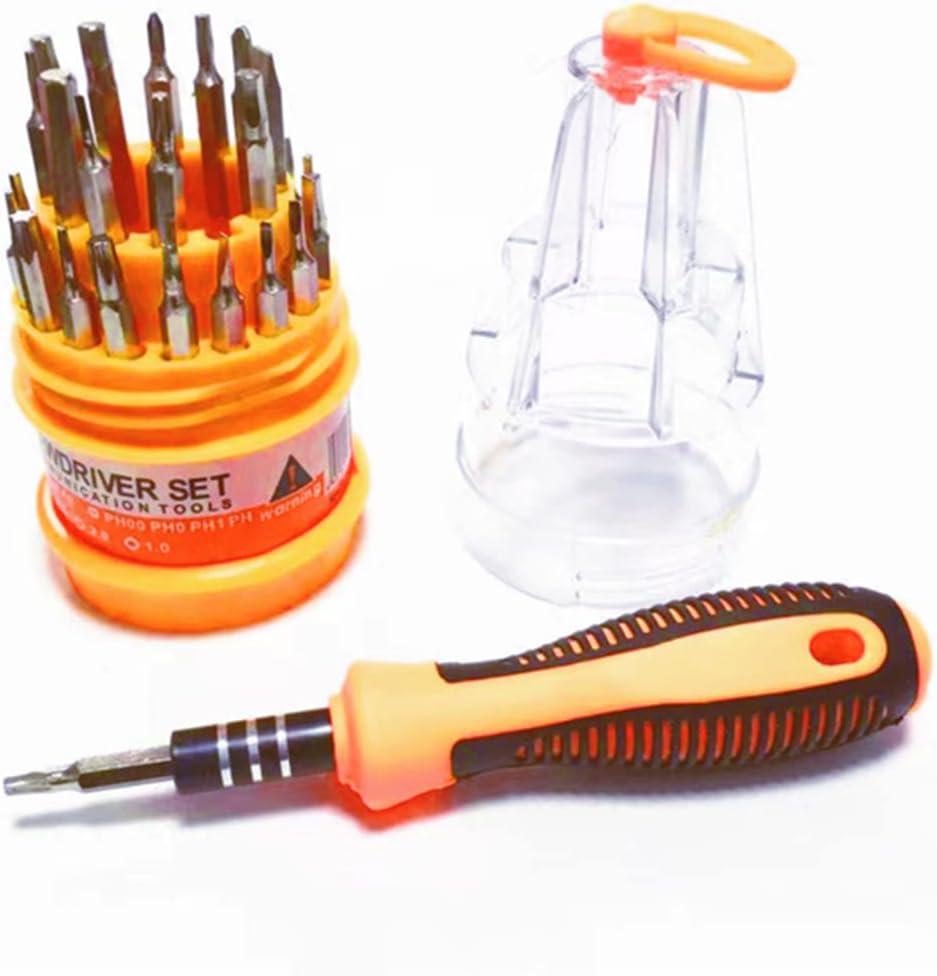 31 in 1 Mini Repair Tool Kit Small Screwdriver Set Magnetic for iPhone, iPad, Computer, Laptop, Watch, Glasses, PC, Camera, Electronic, Non-Slip Handle