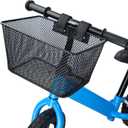 SAMORE Kids Bike Basket Versatile Metal Front Bike Basket for Youth
