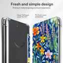 CoBak Case for 6" Kindle 11th Gen (2024 and 2022 Release) - Ultra Slim Transparent Clear TPU Back Shell Protective Cover with Auto Wake/Sleep for Kindle 11th Generation 2024 Release, Painted Flower