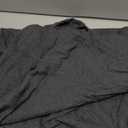 DONEUS Jersey Knit Pillowcases King Size - Charcoal Grey Pillowcases Set of 2 with Ultra Soft Breathable Pillowcase and Envelope Closure, 20x36 inches