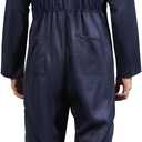Navy Blue Jumpsuit for Men,Adult Coveralls Costume (Blue, L)
