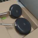 GreenPan Valencia Pro Hard Anodized Healthy Ceramic Nonstick 10" and 12" Frying Pan Skillet Set, PFAS-Free, Induction, Dishwasher Safe, Oven Safe, Gray