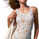 Zando One Piece Swimsuit Women Bathing Suits for Women Criss Cross Back Swimwear for Beach Vacation Water Activities Medium