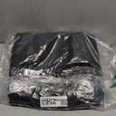 Simplebrand Ava Black Blackout Curtains for Patio 108 Inches Long 2 Panels Set, Solid Thermal Insulated Room Darkening Rod Pocket Window Treatment Curtains Blackout Drapes, W50 x L108 Inch, Black