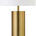 Henn&Hart 30" Modern 1-Light Table Lamp, Gold
