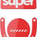 Superglide2 - New Controllable Speed Textured Surface Smoothest Mouse Feet/Skates Made with Ultra Strong Glass Smooth and Durable Sole for Logitech G Pro X Superlight2 [Red]