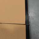 Board2by Extra Large Cork Bulletin Board 96" X 48", Foldable Notice Pin Board for Wall, Black Woodm Framed 8'x4' Corkboard, Wall Mounted Noticeboard with 32 Push Pins for School, Home & Office