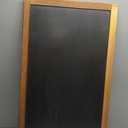 Double-Sided A-Frame Chalkboard Sign 40x20, Magnetic Sidewalk Sign with Solid Pine Wood Frame, Large Chalkboard Easel Menu Board for Restaurants, Cafes, Weddings & Outdoor Display with Accessories