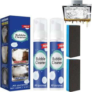 QUAAM Bubble Cleaner Foam,All-Purpose Bubble Cleaner Spray, Foam Cleaner All Purpose Duty, Suitable for Cleaning Pots