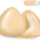 Sticky Bra Push Up, Ultra Push up Sticky Bra Inserts, Double Sided Adhesive Bra Inserts, Cakes Sticky Bra  Fits Bikinis (Medium, Beige)