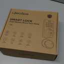 Fingerprint Keypad Deadbolt with Handle Set, Keyless Entry Door Lock, Door Locks for Front Door Lock Set, App Control, Auto Locking, Easy to Install, Matte Black