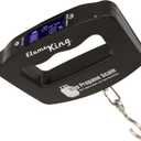 Flame King Propane Tank Digital Scale for 5LB, 10LB, 20LB, 30LB, 40 LB Propane Tanks, (Black)