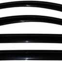 Auto Ventshade [AVS] Outside Mount Rain Guards For 2005 - 2015 Toyota Tacoma DOUBLE/EXT CAB ONLY | Window Vent Visors, 4 pcs. - Smoke | 94056