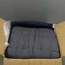 Topcee Weighted Blanket for Adults (25 lbs, 60" x 80") Queen Size Soft Cooling Heavy Blanket Sleeping, Apply to 240-260 lbs Body, Thick Breathable Blanket with Glass Bead, Easy Care (14-dark Grey&light)