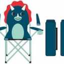 Kids Outdoor Folding Lawn and Camping Chair with Cup Holder and Carrying Bag, Children's Camping Chairs