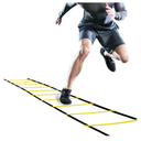 GHB Pro Agility Ladder Agility Training Ladder Speed 12 Rung 20ft with Carrying Bag, Yellow