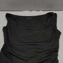 Trendy Queen Women's Off The Shoulder Crop Top, Sleeveless Stretchy Bodycon Tank, Y2K Fashion Sling T-Shirt for Summer Black S