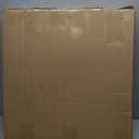 Amazon Basics Portable 4 Ft Rectangular Folding Dining Table, 4 Adjustable Height Settings, Space Saving Fold-in-Half Design and Carrying Handle, Indoor & Outdoor, Washed Black, 47.8 x 23.9 x 33.9 in