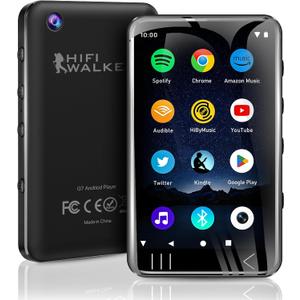 HIFI WALKER G7 Android 13 MP3 Player with Bluetooth WiFi 144GB Music Player