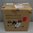 GOREDI Under Desk Bike Pedal Exerciser, Upper & Lower Peddler Exerciser for Seniors with LCD Display, Fitness Folding Arm Leg Workout