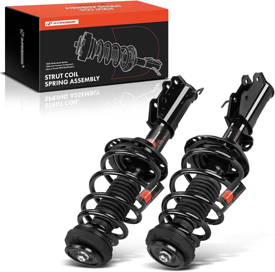 A-Premium Front Complete Struts Compatible with Buick [FWD] LaCrosse 2010-2016, Allure 2010-2x Replacement Suspension Shock Absorber with Coil Spring Assembly