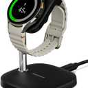 SwanScout Charger Stand for Samsung Galaxy Watch 8/8 Classic/Ultra (2025)/7/Ultra/FE/6/6 Classic/5/5 Pro/4/3/Active 2/Active, SwanScout 505S (Black)