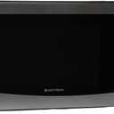 West Bend Microwave Oven 1000-Watts Compact with 6 Pre-Set Cooking Settings, Time and Weight Defrost, Electronic Control Panel and Glass Turntable, 1.1 Cu.Ft., Stainless Steel
