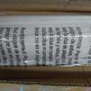UNISHADES no Drill Cordless Roman Shades for Windows, 47" W × 64" H - Light Filtering - Linen - White
