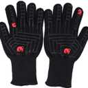 MEATER Mitts - Heat Resistant BBQ Gloves - Premium Cooking Gloves for Grill, Smoker, Oven, and Baking - Non-Slip, High-Temperature Protection, Extra Long Cuffs